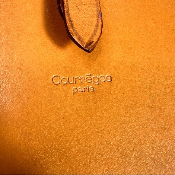 Vintage Courreges Leather Handbag Purse - Picture 4 of 15